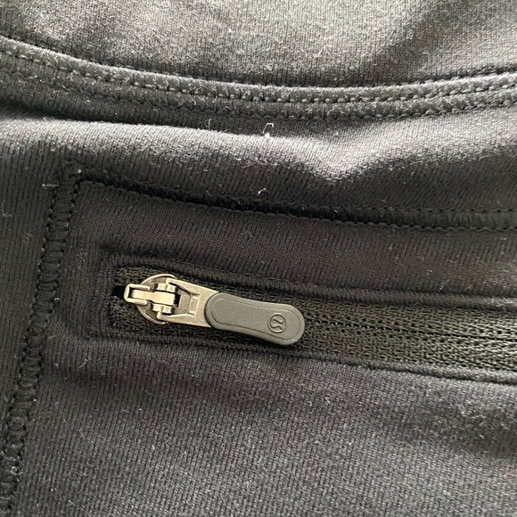 Black Lululemon Wide-leg Cropped Pants - Picture 7 of 12